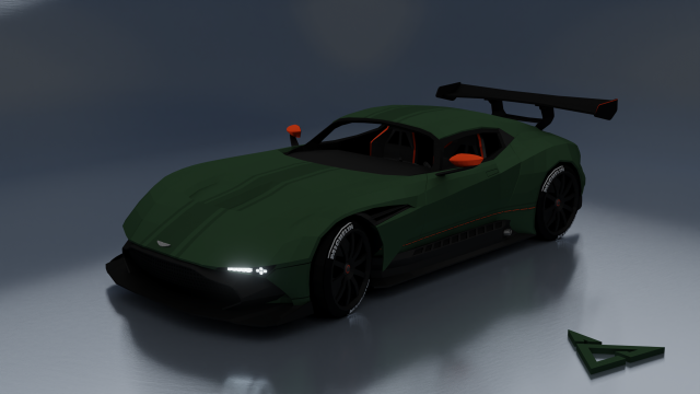 Aston Martin Vulcan 3Dモデル .c4d .max .obj .3ds .fbx .stl .blend 