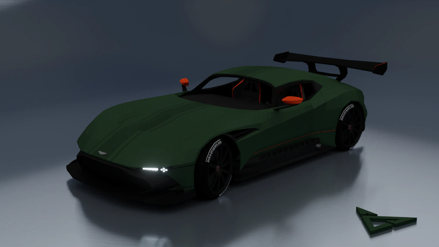 Aston Martin Vulcan 3D Model .c4d .max .obj .3ds .fbx .stl .blend 