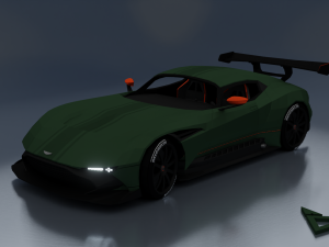 Aston Martin Vulcan 3D 模型