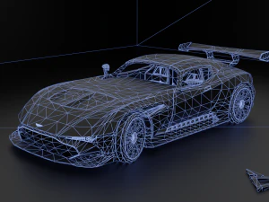 Aston Martin Vulcan 3D Model