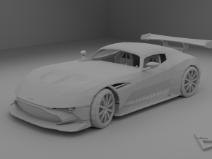 Aston Martin Vulcan 3Dモデル