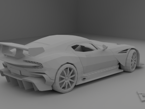 Aston Martin Vulcan 3Dモデル