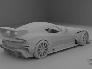 Aston Martin Vulcan 3D Model
