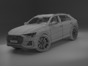 Audi Q8 3D 模型