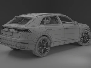 Audi Q8 3D Model