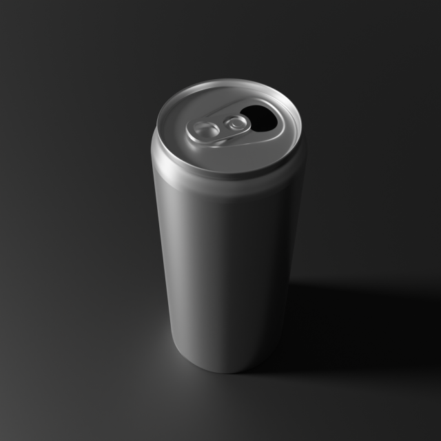 Aluminum Tin Can 3D 모델 .c4d .max .obj .3ds .fbx .stl .blend 