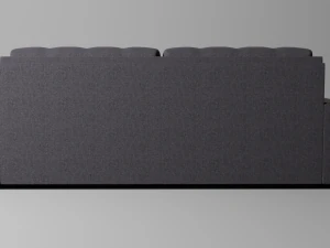 Gray sofa with decorative pillow all pillows are movable 3D Model
