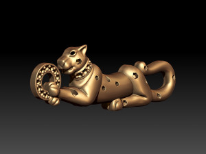 PANTHER PENDANT 3D 模型