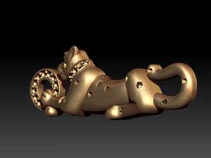 PANTHER PENDANT 3D Model
