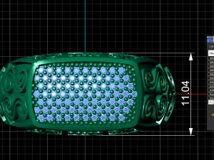 MAN RING WITH GEMS 3D Model