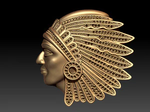 INDYJSKA MĘSKA BIŻUTERIA Model 3D