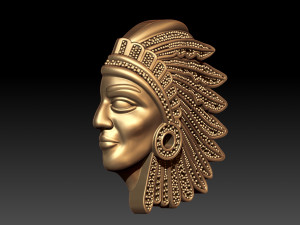 INDIAN MAN JEWELRY 3D Model