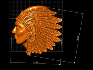 INDIAN MAN JEWELRY 3D Model