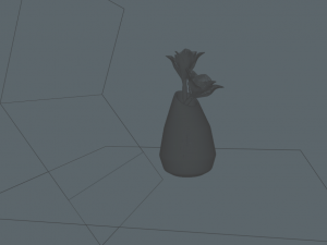 Flower vase - glass vase 3D Model
