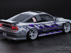 Nissan 180sx 3D Model