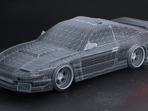 Nissan 180sx 3D Model