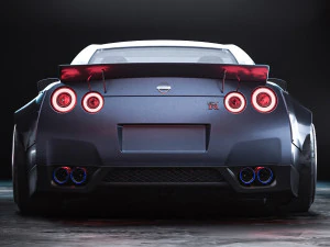 Nissan GT-R Modello 3D