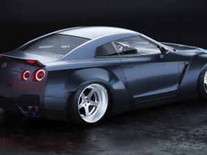 Nissan GT-R Modelo 3D