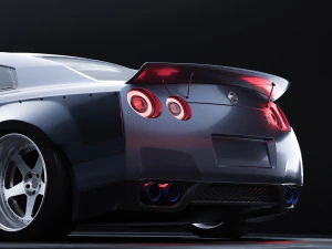 Nissan GT-R 3D Model