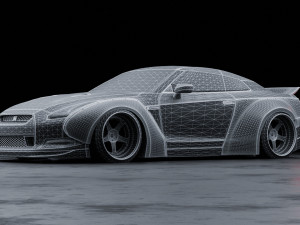 Nissan GT-R Modelo 3D