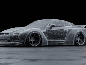 Nissan GT-R 3D Model