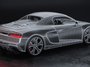 Audi R8 3D Модель