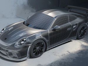 Porsche 911 GT3 3D Model