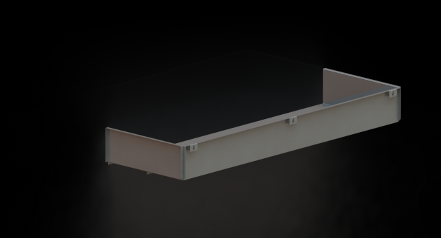Shelf 900x300 mm 3D मॉडल .c4d .max .obj .3ds .fbx .stl .blend 