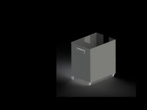 &Ccedil;&ouml;p konteyneri 335x468 mm 3D Model