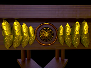 Antique table 3D Model