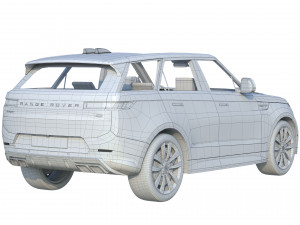 Range Rover Sport 2023 Model 3D