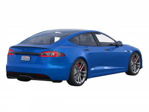 Tesla model S PLAID 2022 3D Model