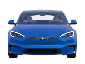Tesla model S PLAID 2022 3D Model