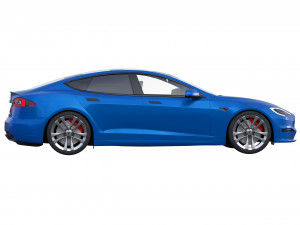 Tesla model S PLAID 2022 3D Model