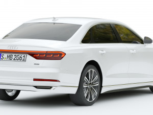 Audi A8 2019 Modelo 3D