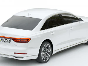 Audi A8 2019 3D Model