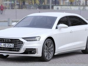 Audi A8 2019 Modelo 3D