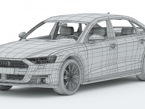 Audi A8 2019 Modelo 3D
