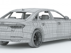 Audi A8 2019 Modelo 3D
