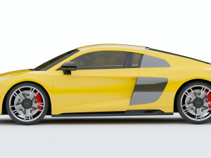 Audi R8 2019 3D 模型