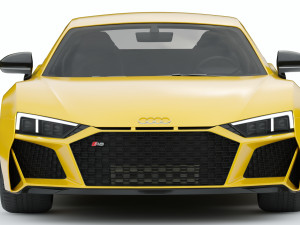 Audi R8 2019 3D 模型