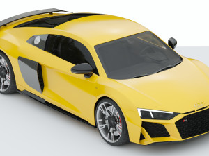 Audi R8 2019 3D 模型