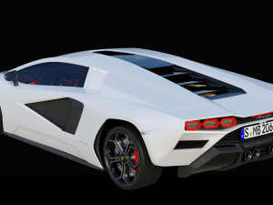 Countach LPI 800-4 3D-Modell