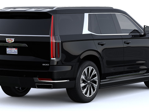 Cadillac Escalade Luxury ESV Luxury Platinum 2025 Model 3D
