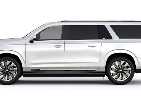 Cadillac Escalade Luxury ESV Luxury Platinum 2025 Model 3D