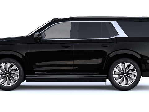 Cadillac Escalade Luxury ESV Luxury Platinum 2025 Model 3D