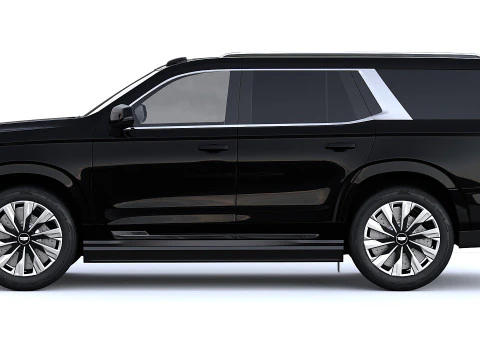 Cadillac Escalade Lujo ESV Lujo Platino 2025 Modelo 3D