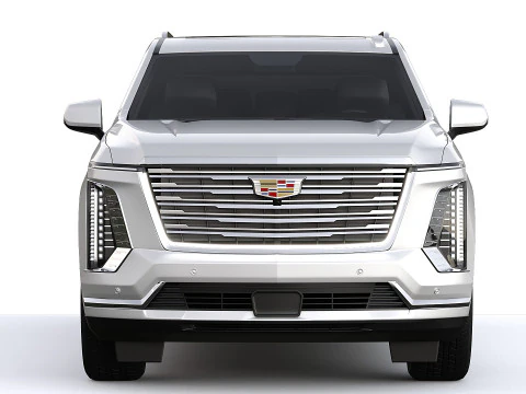 Cadillac Escalade Lujo ESV Lujo Platino 2025 Modelo 3D