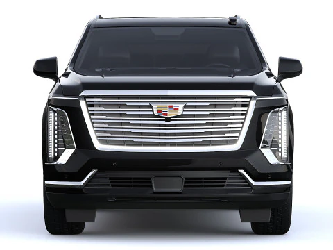 Cadillac Escalade Lujo ESV Lujo Platino 2025 Modelo 3D