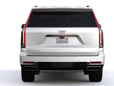 Cadillac Escalade Luxury ESV Luxury Platinum 2025 Model 3D